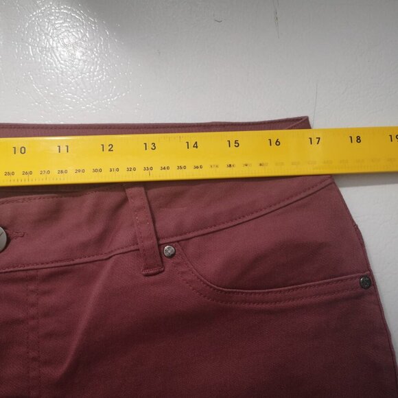 NWT Up Ladies Size 16 Dusty Rose Pull On Style 5 Pocket Crop Pants - Picture 12 of 14
